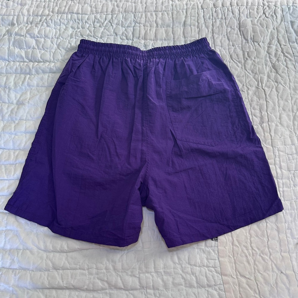 Pro Spirit Nylon Shorts Vintage Purple Running Gym Small - Picture 4 of 4